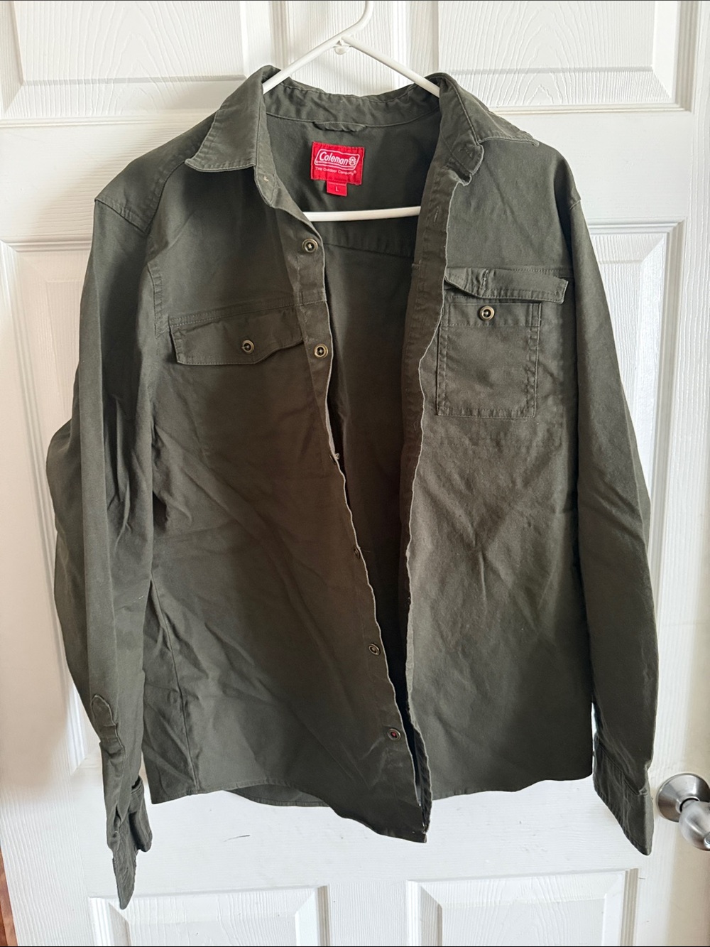 Coleman Men's Military Field Jacket in Olive
